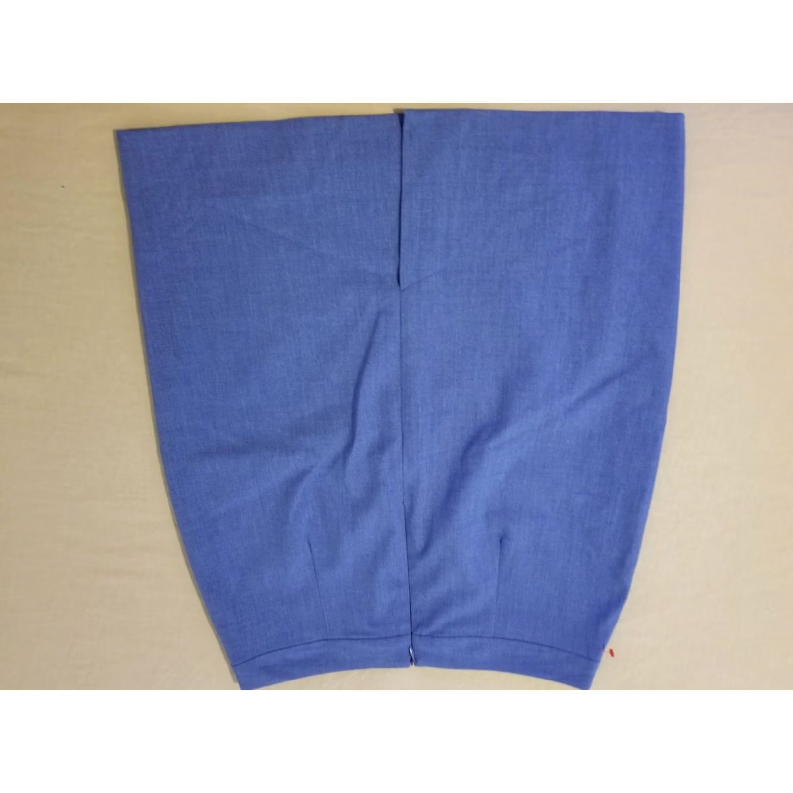 Banana Republic Womens Banana Republic Skirt 6 Blue Knee Length Cotton Straight & Pencil Size 28" / US 6 / IT 42 - 2 Thumbnail