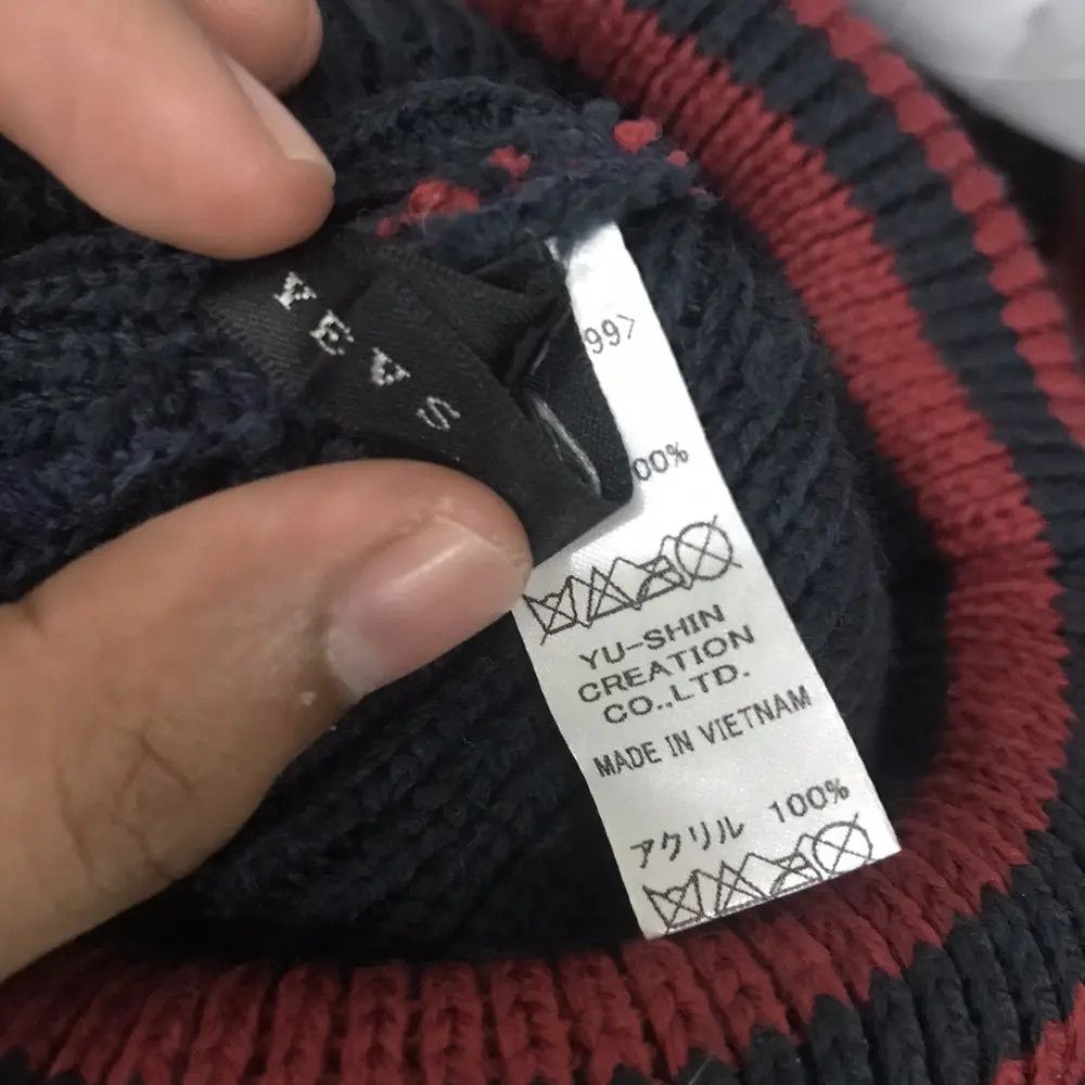 Vintage Yevs Stripe Design Beanie Hat Size ONE SIZE - 5 Thumbnail