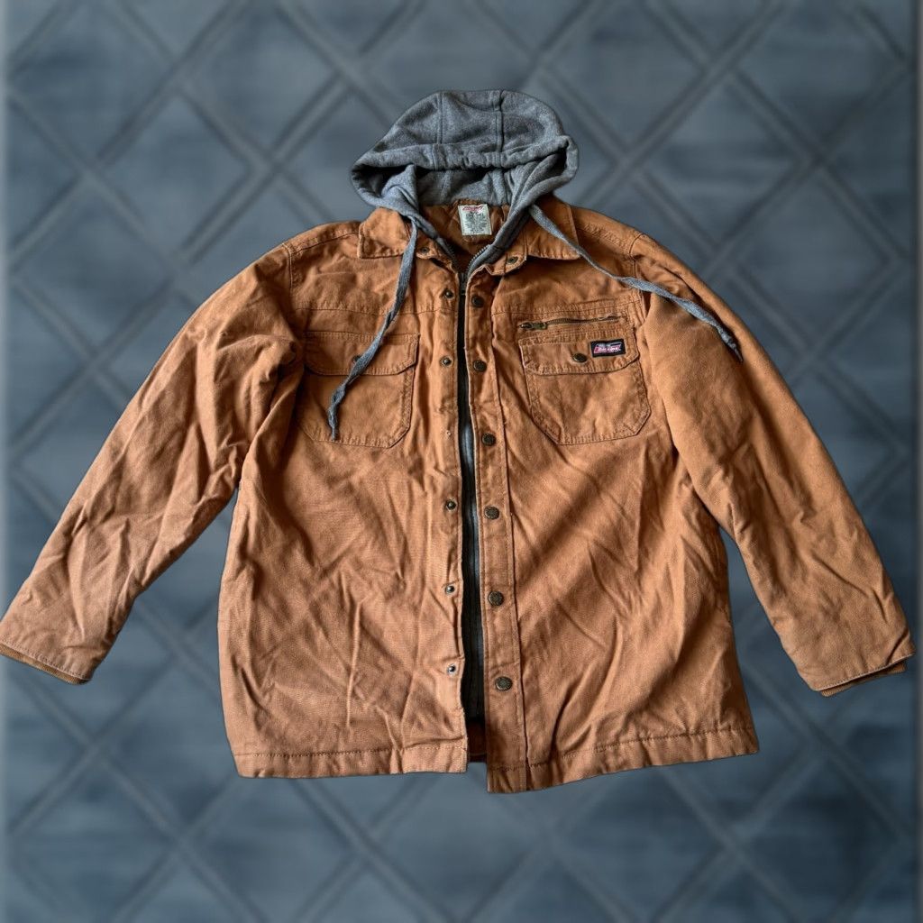 Dickies Dickies Jacket Mens Small Brown Shacket Hooded Insulated Chore Barn Size US S / EU 44-46 / 1 - 1 Thumbnail