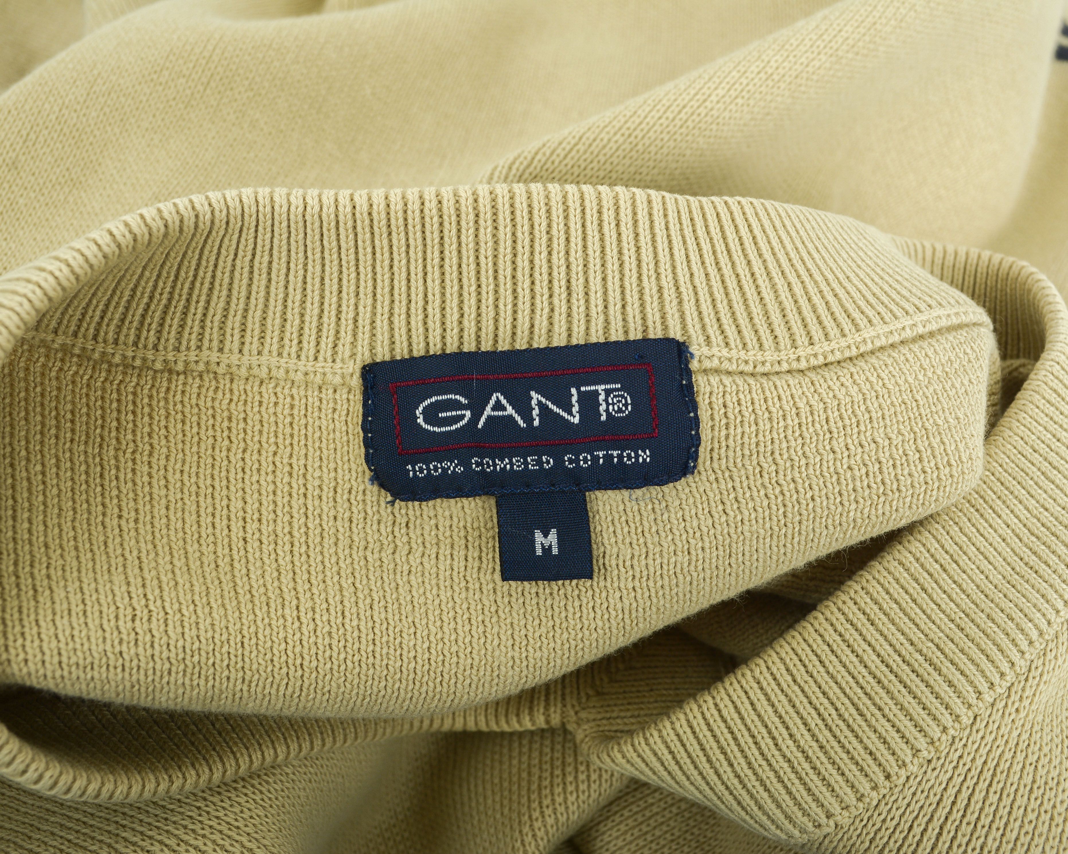 Gant GANT M Combed Cotton Jumper V-Neck Sweater Pullover Size US M / EU 48-50 / 2 - 4 Thumbnail