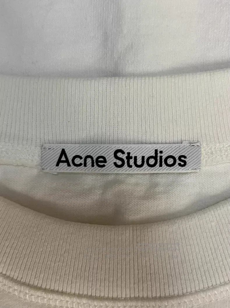 Acne Studios Acne Studios Logo Patterned Short-sleeve T-shirt, White Size S / US 4 / IT 40 - 3 Thumbnail
