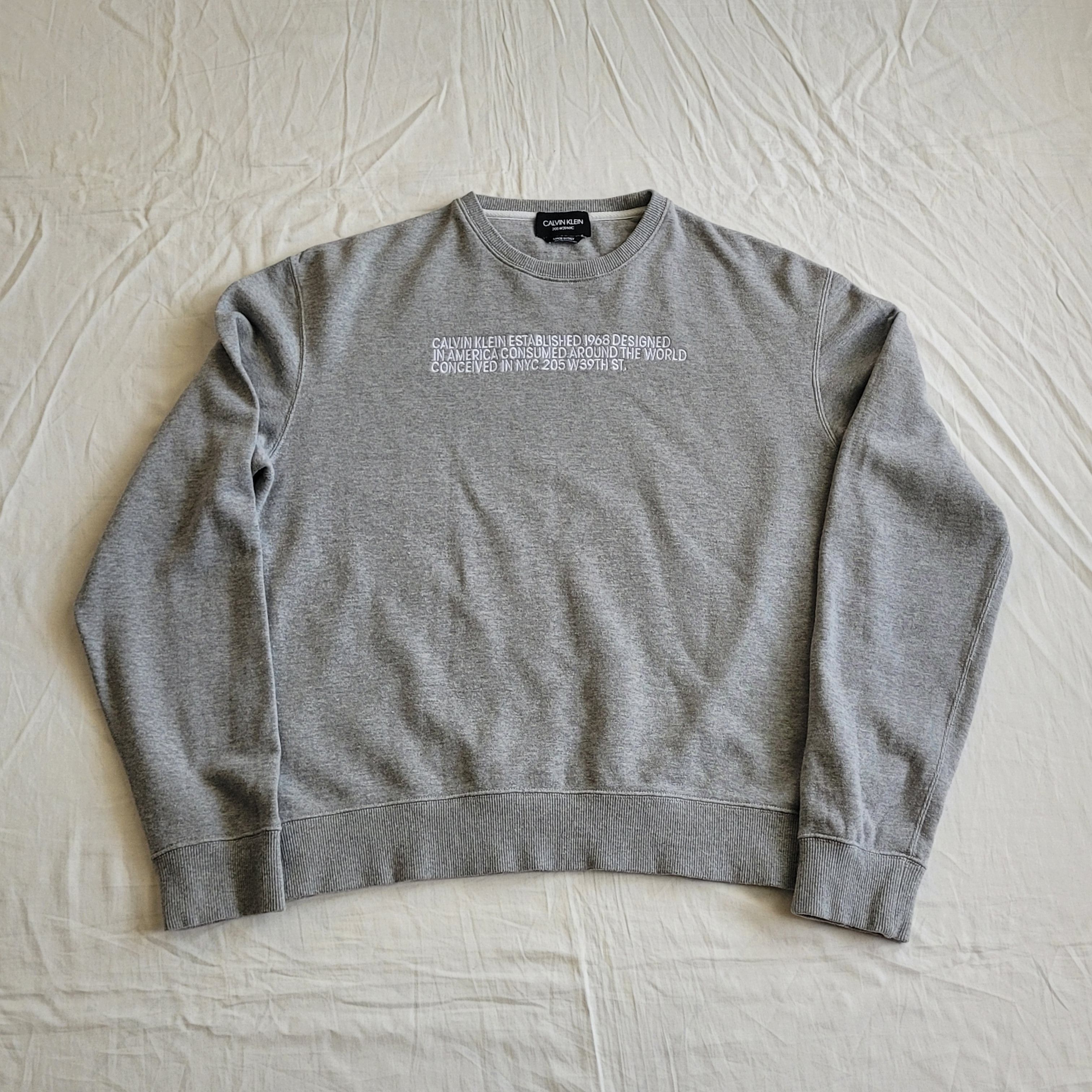 Raf Simons Clavin Klein 205W39NYC by Raf Simons embroidered sweatshirt Size US M / EU 48-50 / 2 - 5 Thumbnail