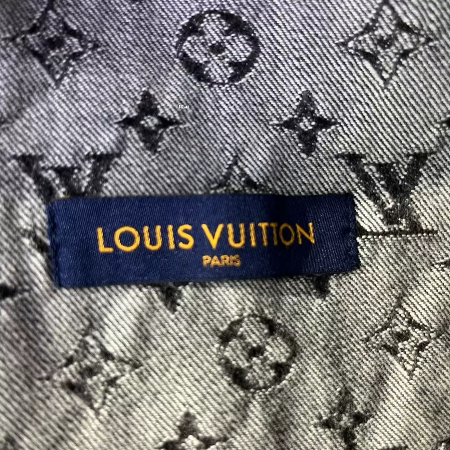 Louis Vuitton Louis Vuitton Black Monogram Patchwork Denim Jacket Size US M / EU 48-50 / 2 - 5 Thumbnail