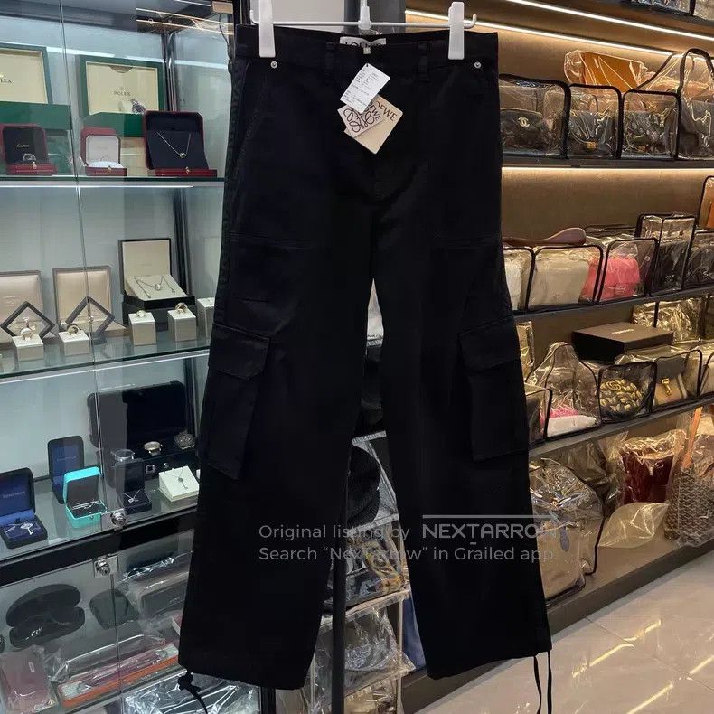 Loewe Loewe Black 26 Pockets Work Pants Size 32" / US 10 / IT 46 - 1 Thumbnail