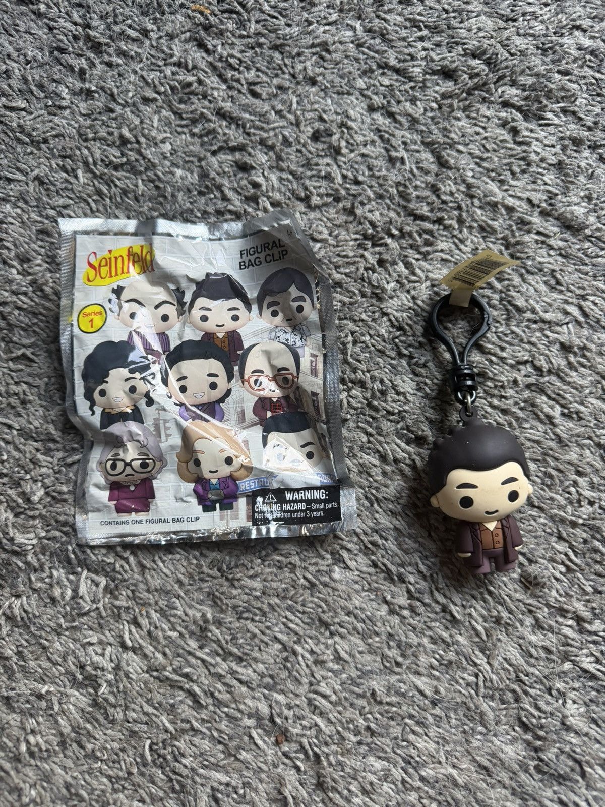 Warner Bros 2020 Warner Bros. Seinfeld Kramer Figural Bag Clip Size ONE SIZE - 1 Thumbnail