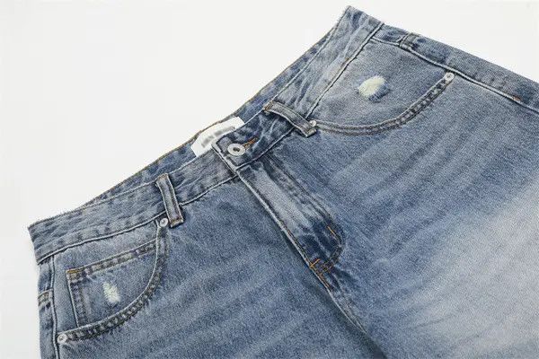 Japanese Brand Jun Washed gradient men's street fashion casual flared jeans Size US 34 / EU 50 - 4 Thumbnail