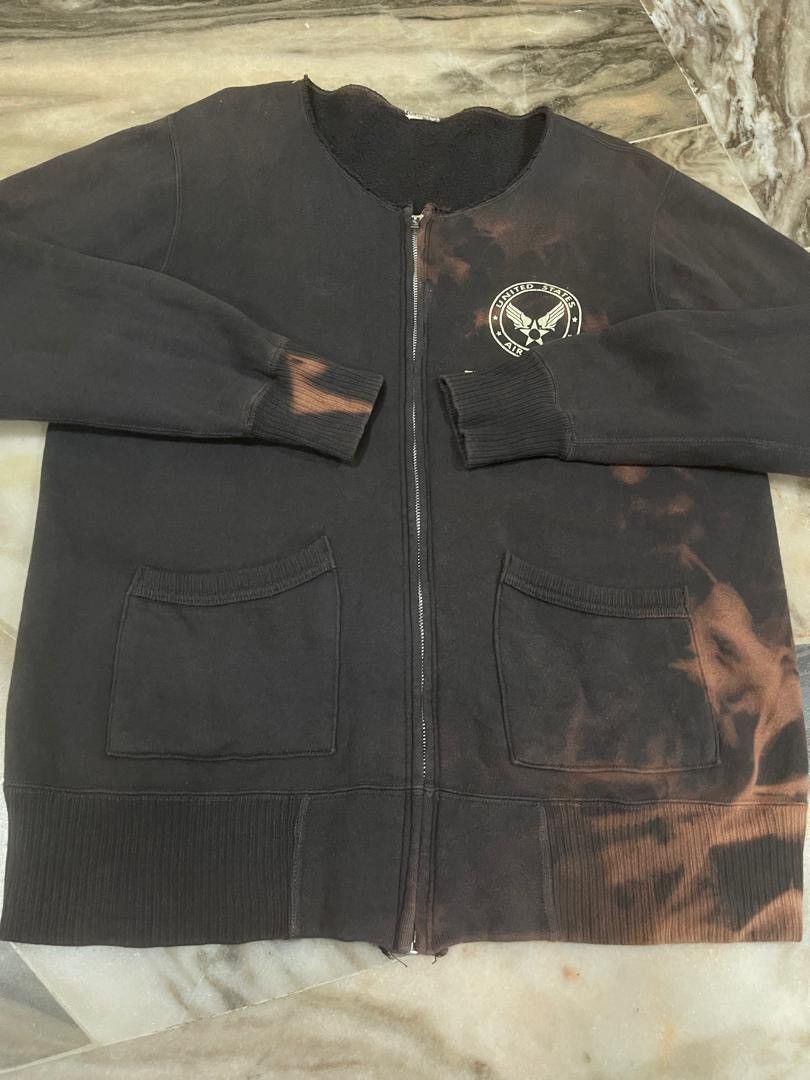 Buzz Rickson's Vintage U.S. Air Force Edward ms A.F. Base Sun Faded Zip Up Size US M / EU 48-50 / 2 - 7 Thumbnail