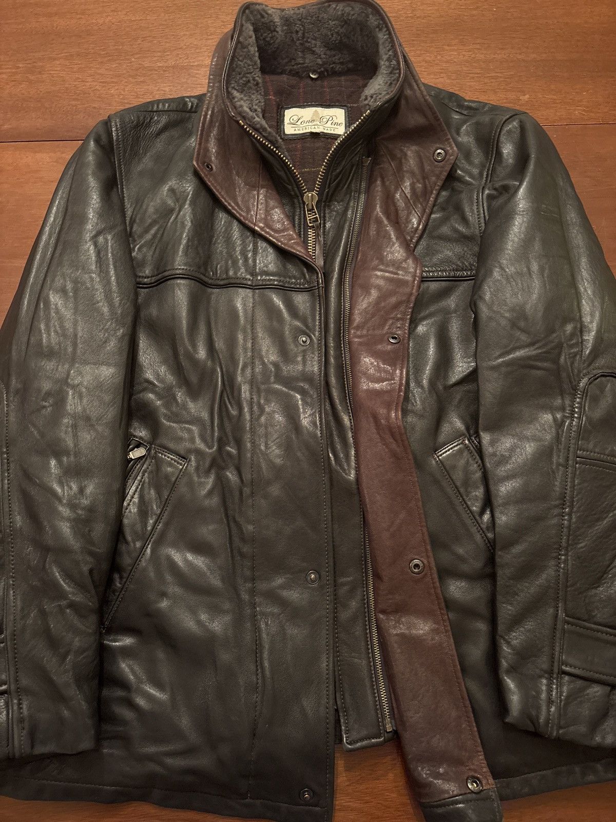 Other LONE PINE 'HIKER' LEATHER JACKET Size US XL / EU 56 / 4 - 1 Thumbnail