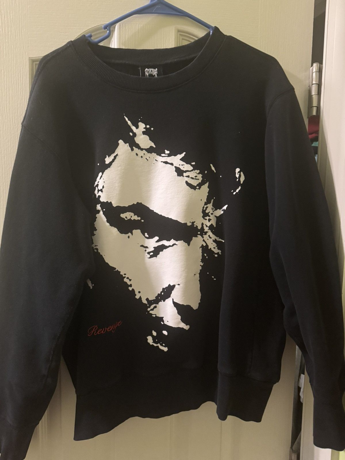 Revenge REVENGE FACE BLACK CREWNECK Size US M / EU 48-50 / 2 - 1 Thumbnail