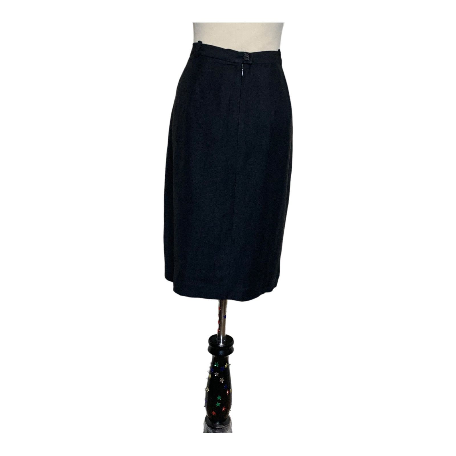 Ann Taylor Ann Taylor vintage black pencil skirt size 6 Size 27" / US 4 / IT 40 - 2 Thumbnail