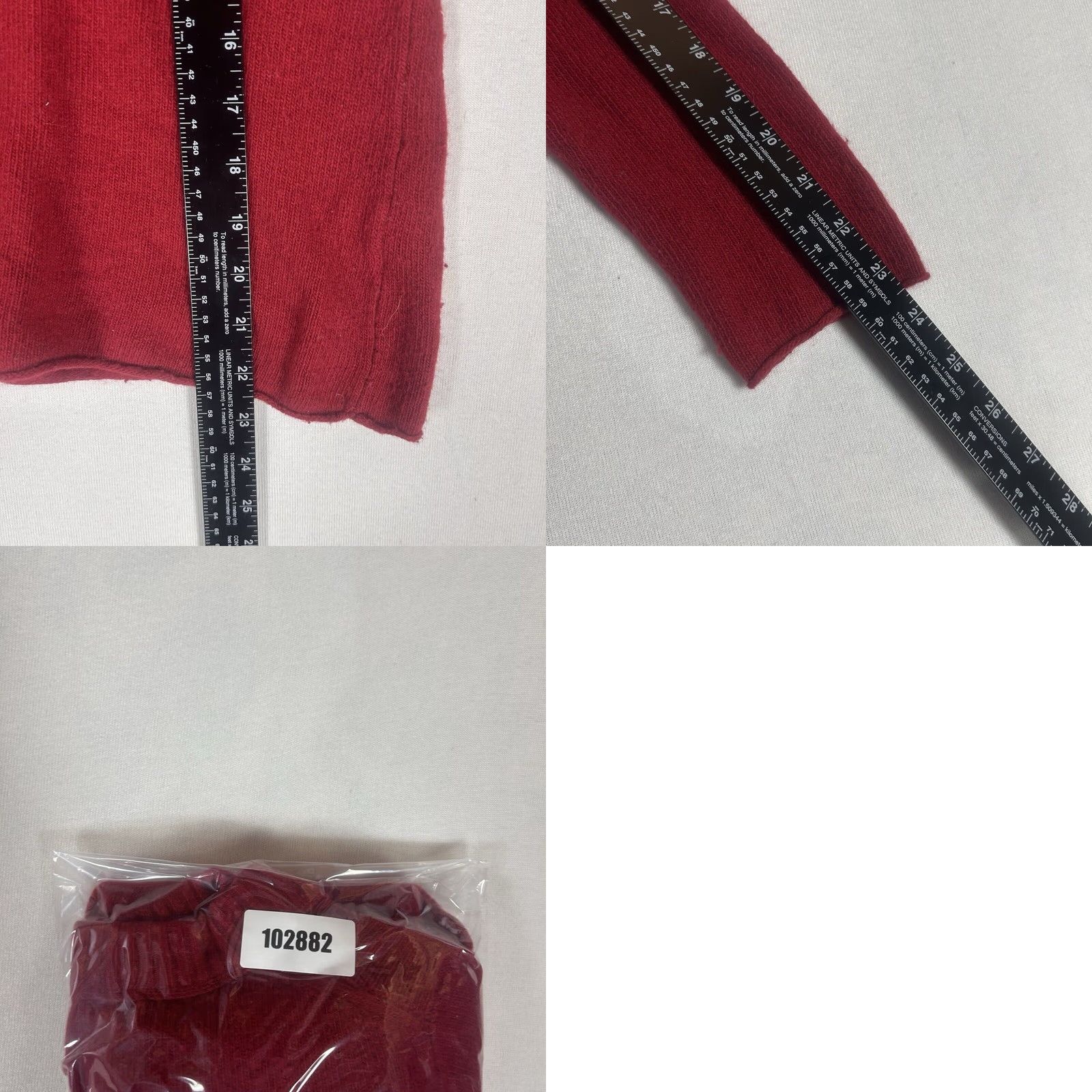 Banana Republic Banana Republic Womens Small V-Neck Sweater Wool Angora Rabbit Hair Long Sleeve Red Solid Pullover Knit Women S Lightweight All Seasons Size S / US 4 / IT 40 - 8 Thumbnail