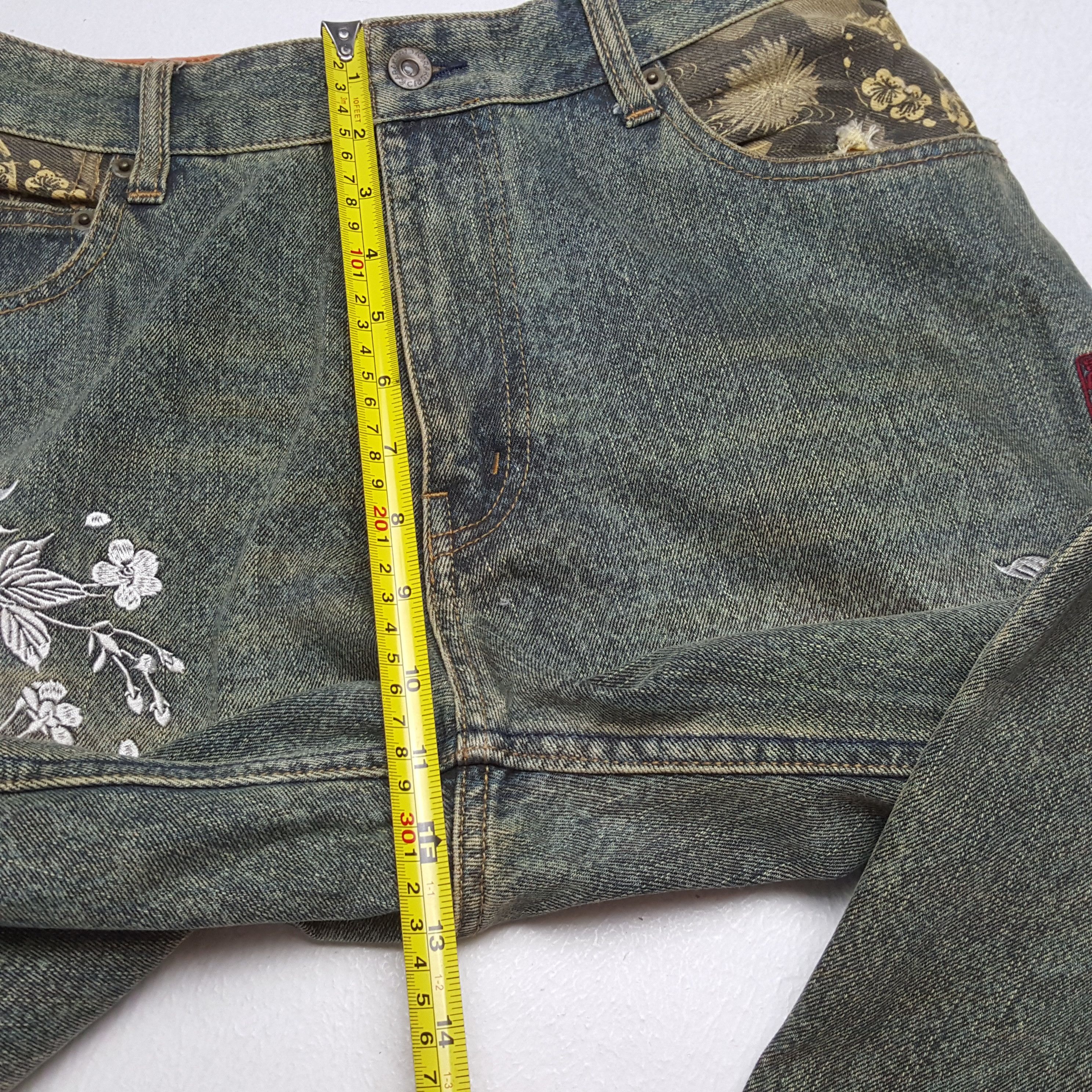 Japanese Brand × Vintage KARAKURI TAMASHI Japanese Fashion Style Jeans Size US 31 - 8 Thumbnail