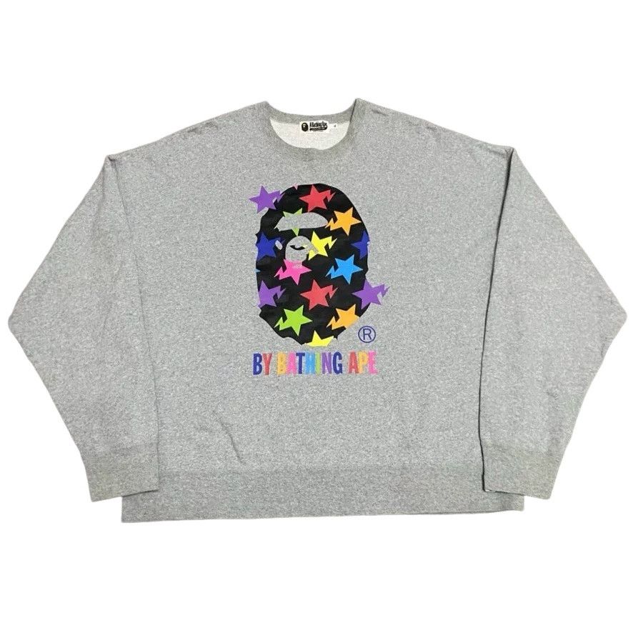 Bape A Bathing Ape Star Ape Head Sweatshirt Size XL Size US XL / EU 56 / 4 - 1 Thumbnail