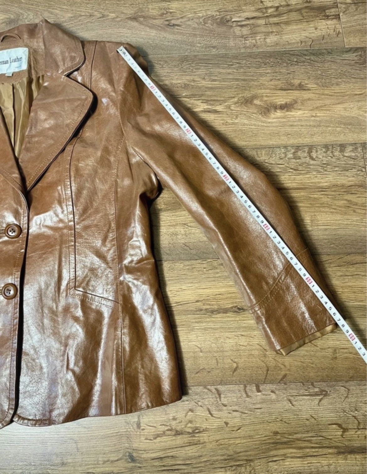 Vintage Vintage Women's Leather Jacket Keenan Leather Size L / US 10 / IT 46 - 14 Thumbnail