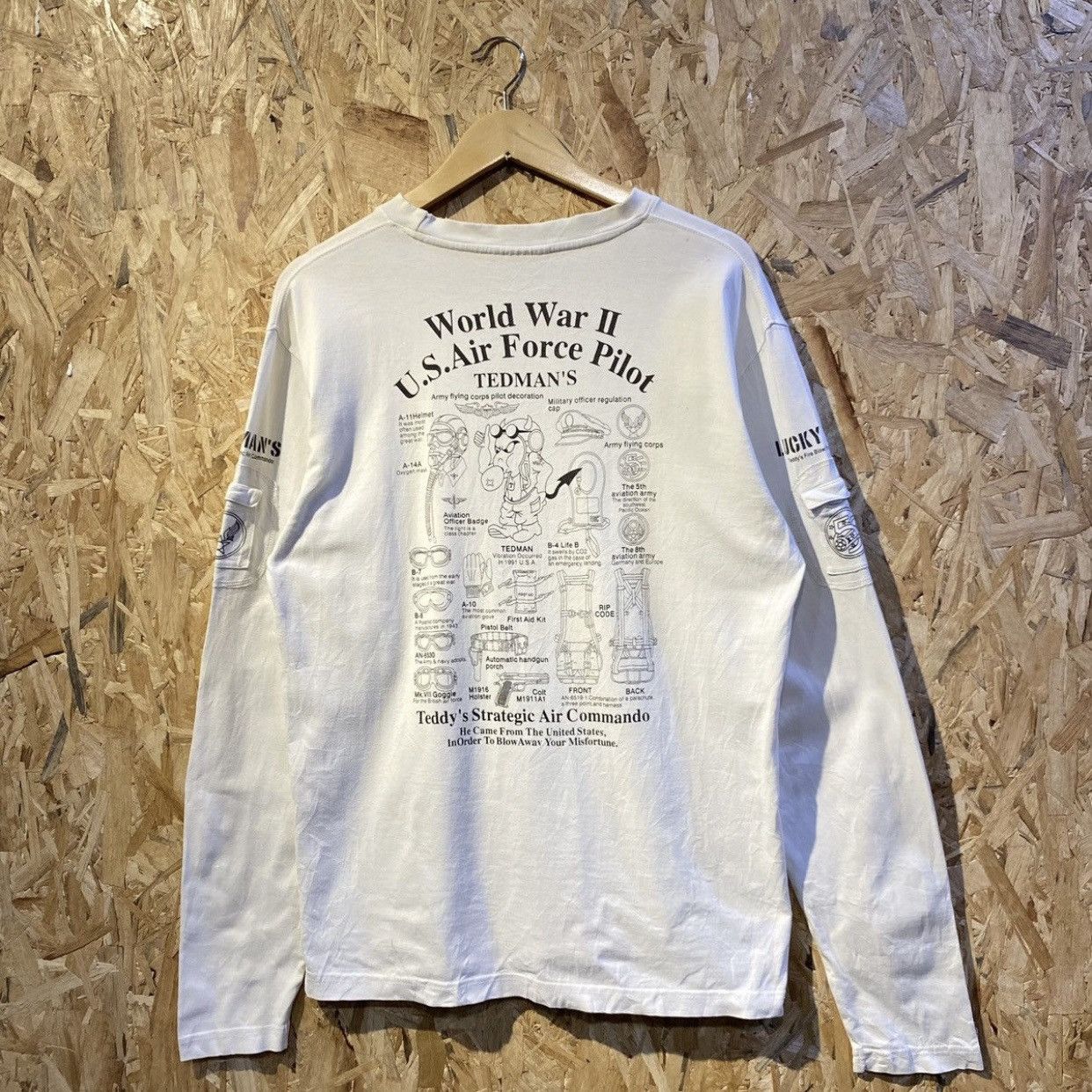 Tedman RARE🔥VINTAGE TEDMAN WORLD WAR II US AIR FORCE PILOT SHIRTS Size US L / EU 52-54 / 3 - 1 Thumbnail