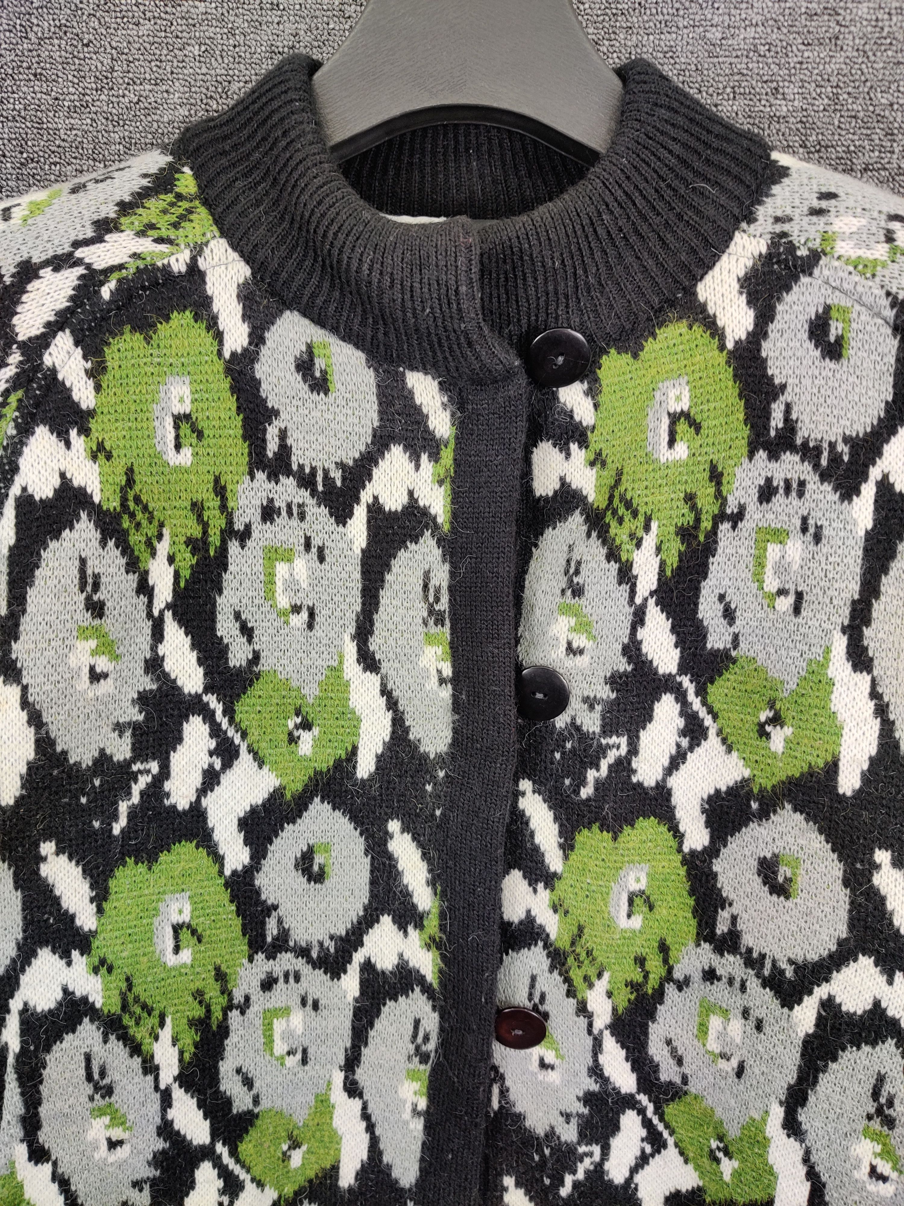Japanese Brand Vintage Koret Floral Mohair Knit Cardigan Nice Design Size US L / EU 52-54 / 3 - 6 Thumbnail