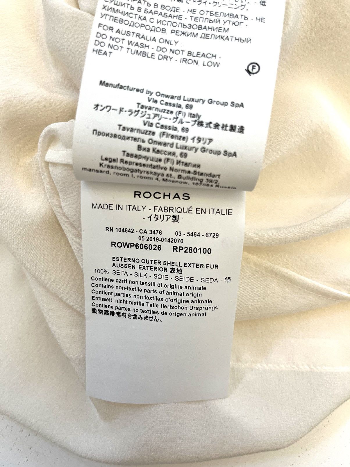 Rochas Rochas Silk Blouse Size XS / US 0-2 / IT 36-38 - 7 Thumbnail
