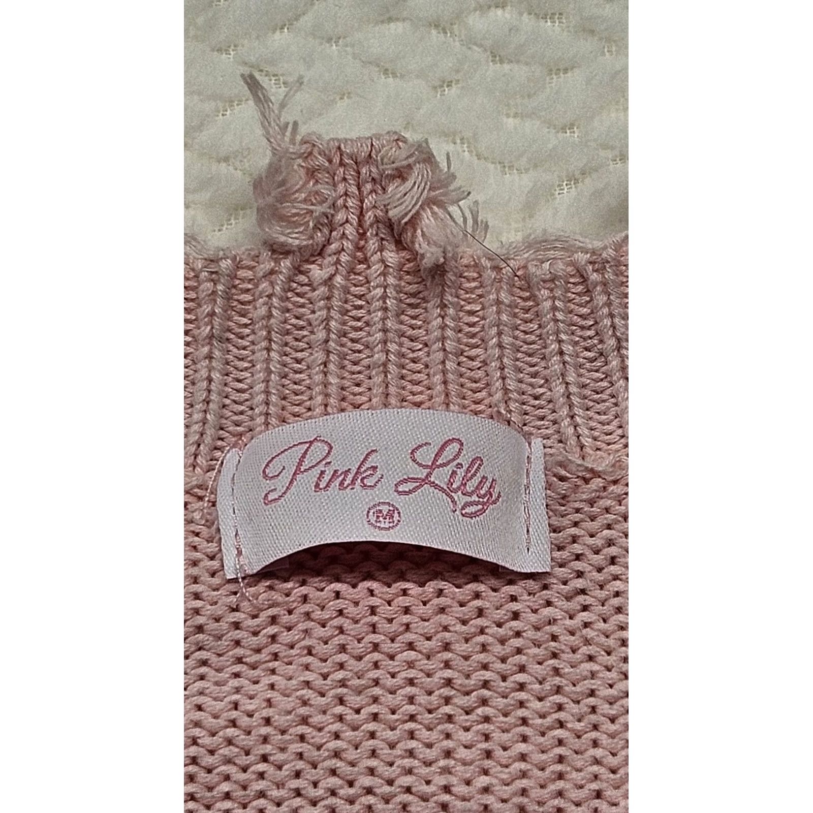 Vintage Pinky Lily Obre Sweater Pink M Women Pullover Street Style Gradient Fade Edgy Size M / US 6-8 / IT 42-44 - 3 Thumbnail