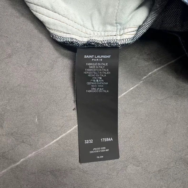 Saint Laurent Paris Saint Laurent Paris Glitter Jeans 2505-Nextarrow Size US 32 / EU 48 - 7 Thumbnail