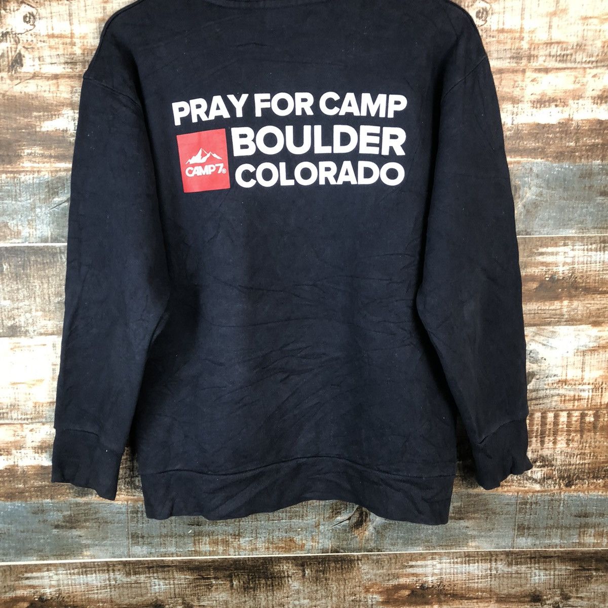 Japanese Brand Camp 7 Dark Blue Sweatshirt #A2025 Size US M / EU 48-50 / 2 - 16 Thumbnail