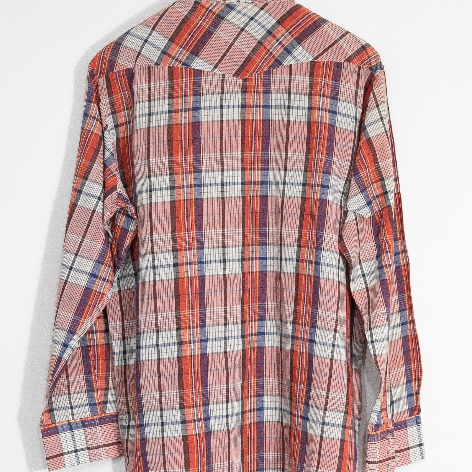 Vintage Vintage Plaid Western Pearl Snap Button Up Shirt XL Western Size US XL / EU 56 / 4 - 5 Thumbnail