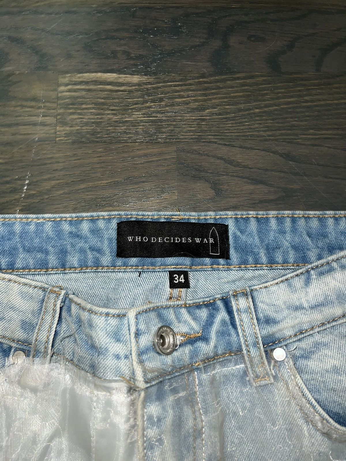 Who Decides War WDW WINGED ORGANZA DENIEM Size US 34 / EU 50 - 5 Thumbnail