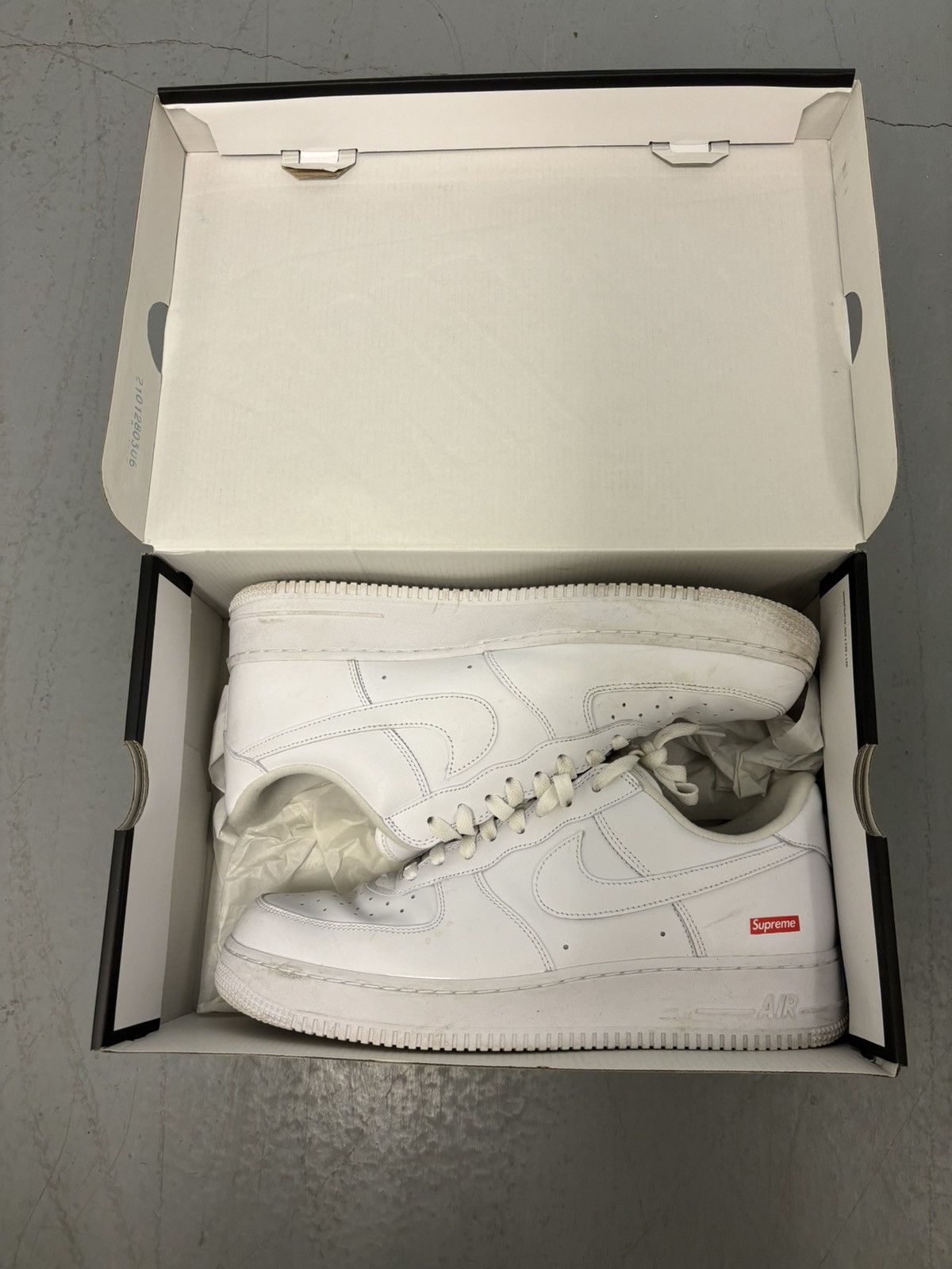 image of Nike Air Force One Low Shoes in White, Men's (Size 12)
