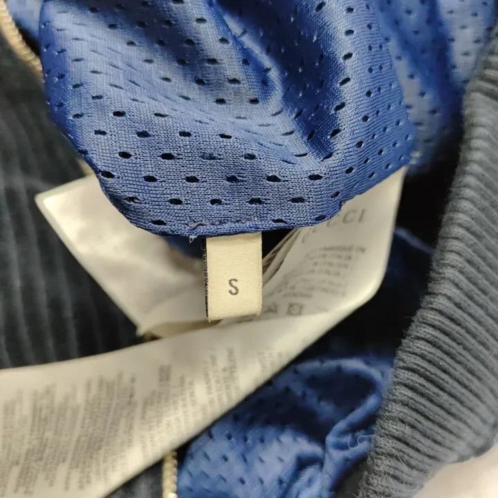 Gucci Gucci Gucci Striped Cotton Velvet Zip Jacket for Men -2506 Size US S / EU 44-46 / 1 - 3 Thumbnail