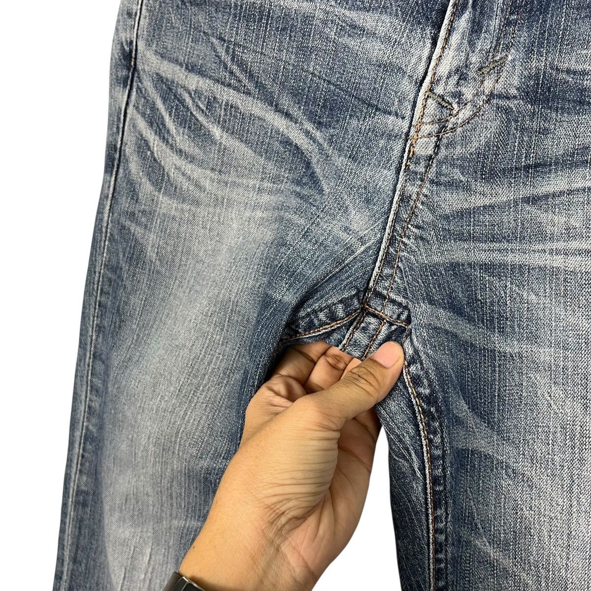 Other Vintage Edwin Blue Trip Denim Jeans Size US 30 / EU 46 - 13 Thumbnail