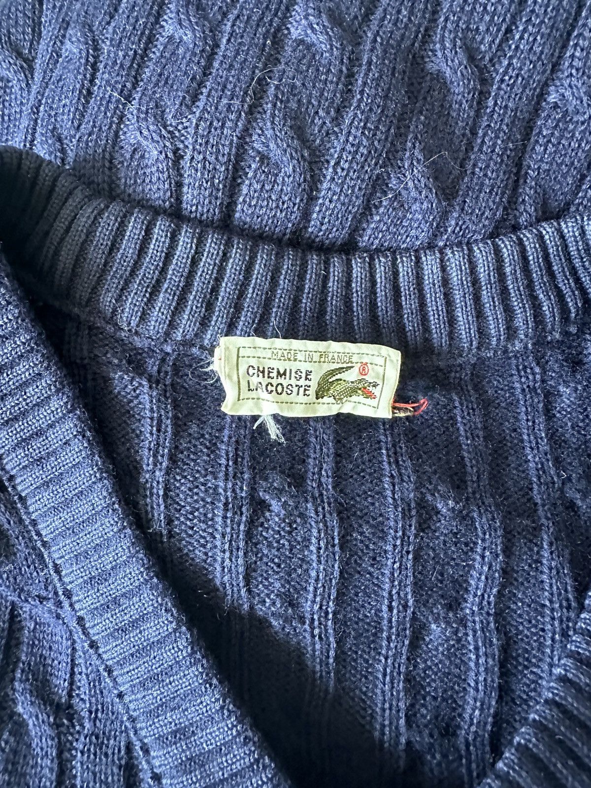 Lacoste × Vintage Chemise Lacoste Vintage Knitwear Sweatshirt Golf Size US L / EU 52-54 / 3 - 4 Thumbnail