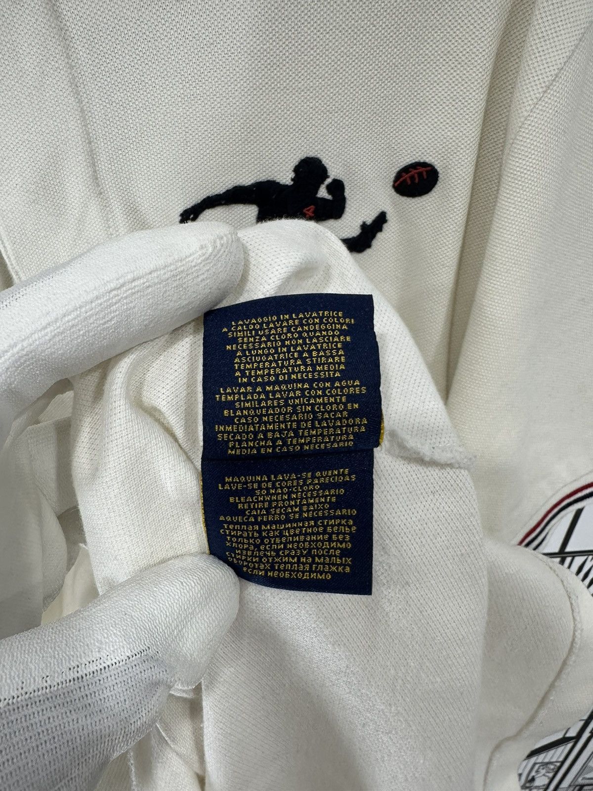 Polo Ralph Lauren Rugby Ralph Lauren Big Kicker Polo White L Size US L / EU 52-54 / 3 - 7 Thumbnail