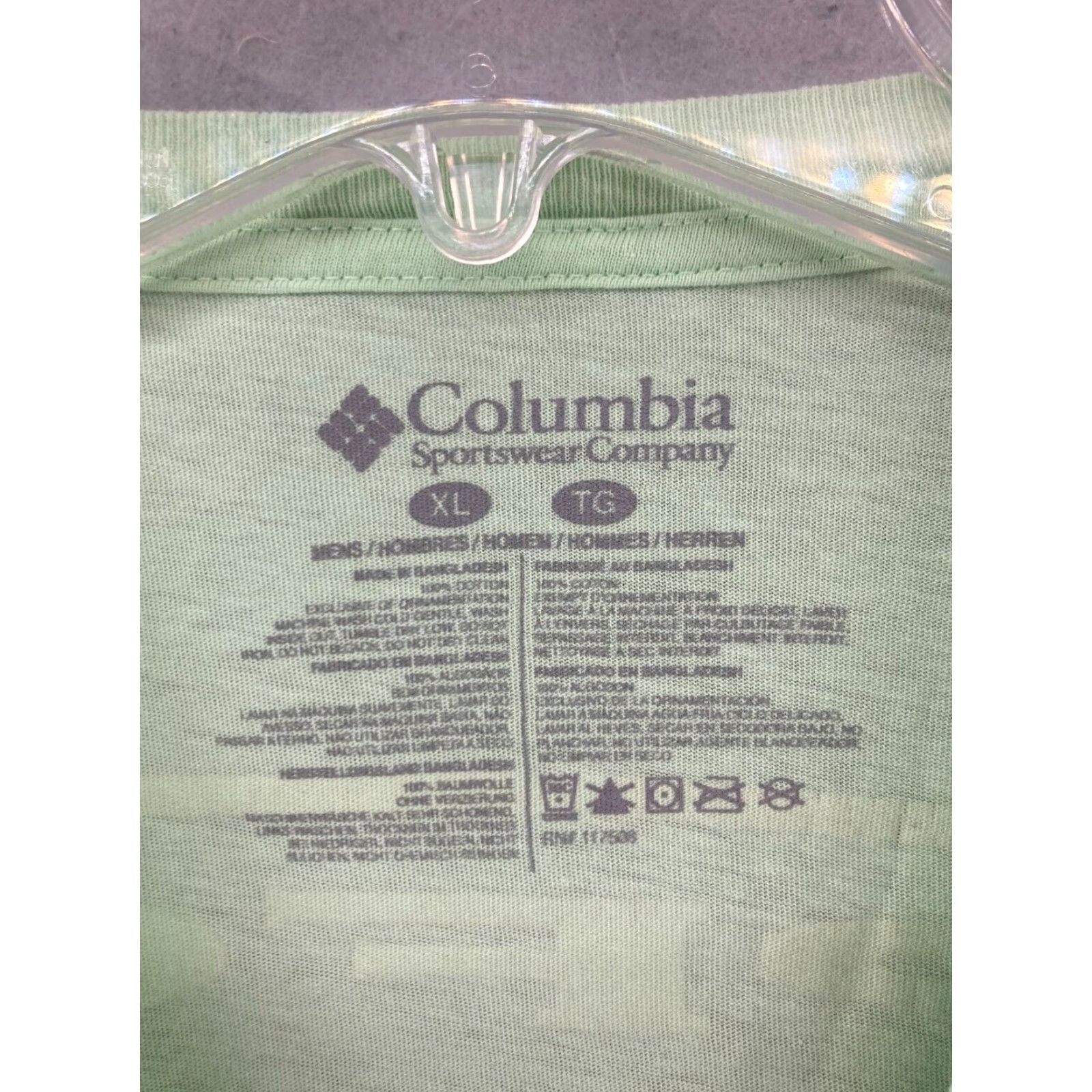 Vintage VINTAGE? No. Columbia PFG Mens TShirt XL Green Spellout Outdoor Fishing Size US XL / EU 56 / 4 - 5 Thumbnail