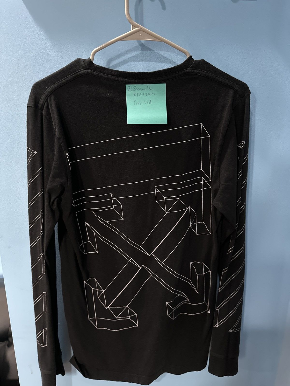 Off-White Off white long sleeve 2019 fall-winter collection Size US S / EU 44-46 / 1 - 2 Thumbnail