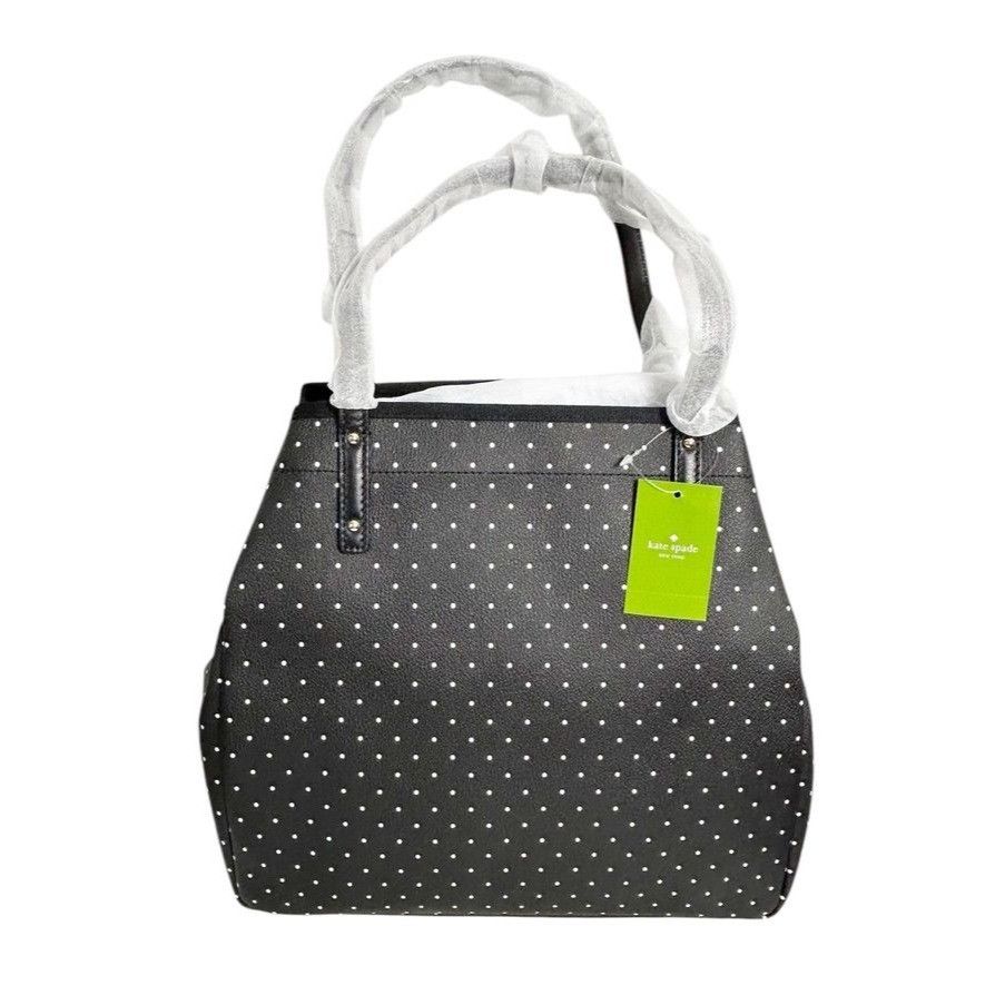 Kate Spade Kate Spade Sidney Kennywood Polka Dot Bag in Black/White - N Size ONE SIZE - 1 Thumbnail