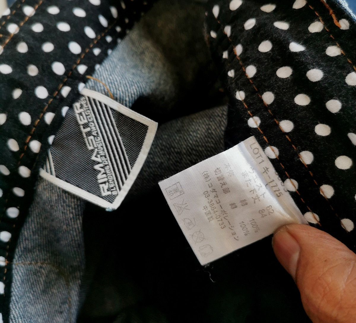 Japanese Brand Rimaster Engineered Loose Fit Polkadot Prints Denim Jeans Size US 33 - 10 Thumbnail