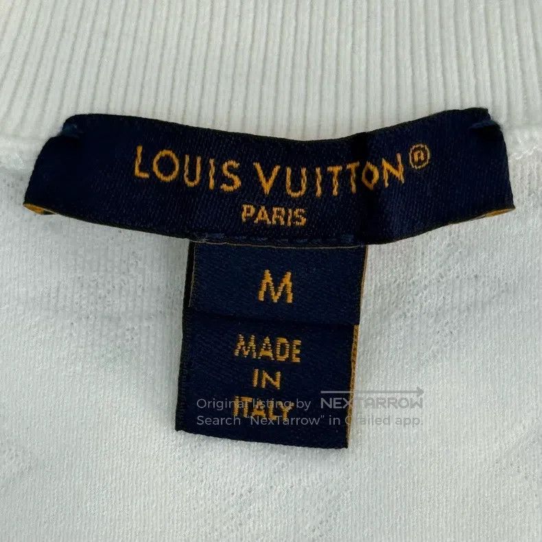 Louis Vuitton Louis Vuitton White dark grain full logo chain short sleev Size US M / EU 48-50 / 2 - 5 Thumbnail
