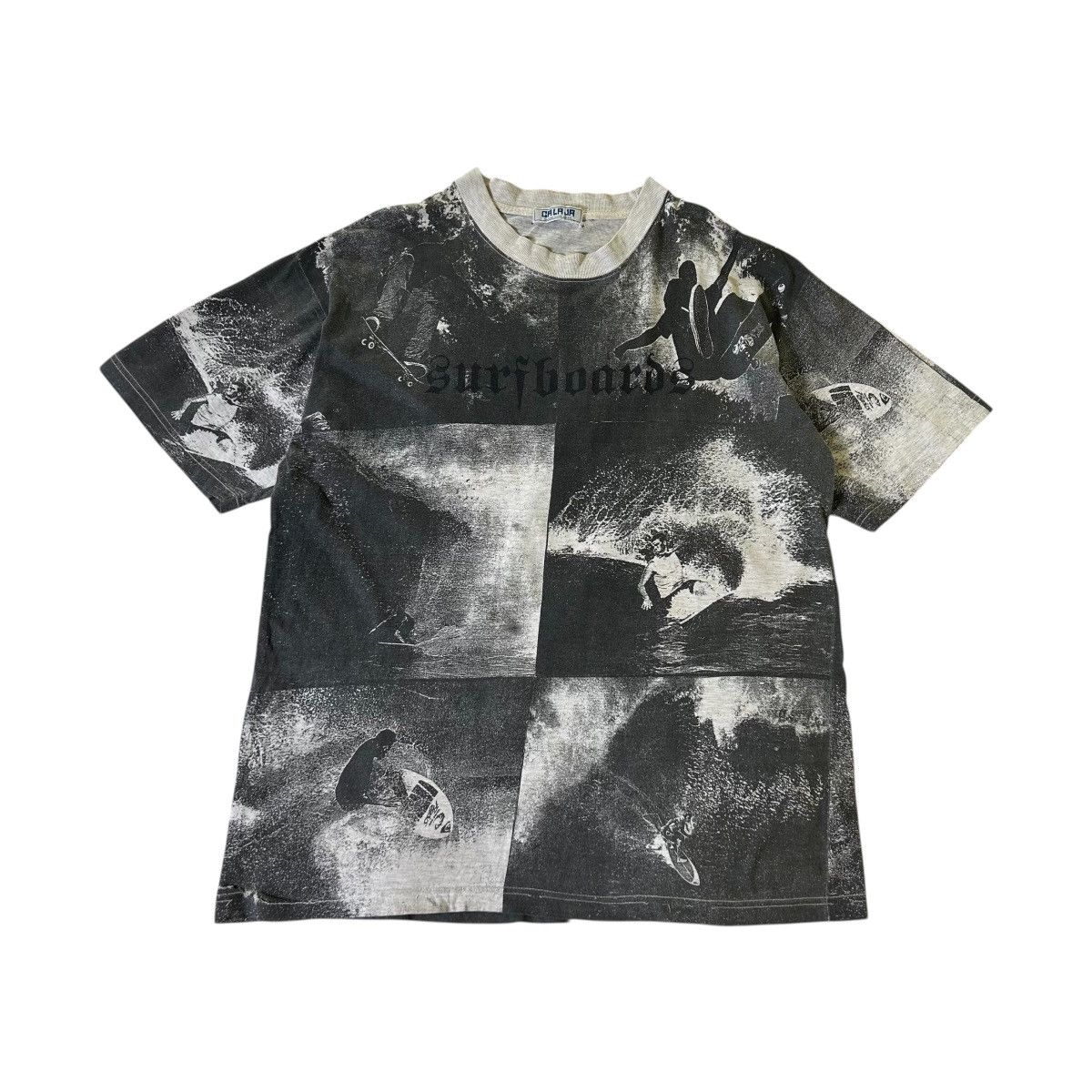 Vintage Vintage Surf Skateboards Over Print Graphic Tee Size US XL / EU 56 / 4 - 1 Thumbnail