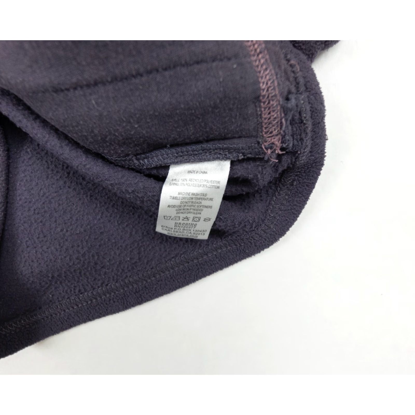 Prana Prana Womens Small Purple Lightweight Fleece Jacket Full Zip Shirt Outerwear Outdoor Summer Spring Fall Winter Size S / US 4 / IT 40 - 7 Thumbnail