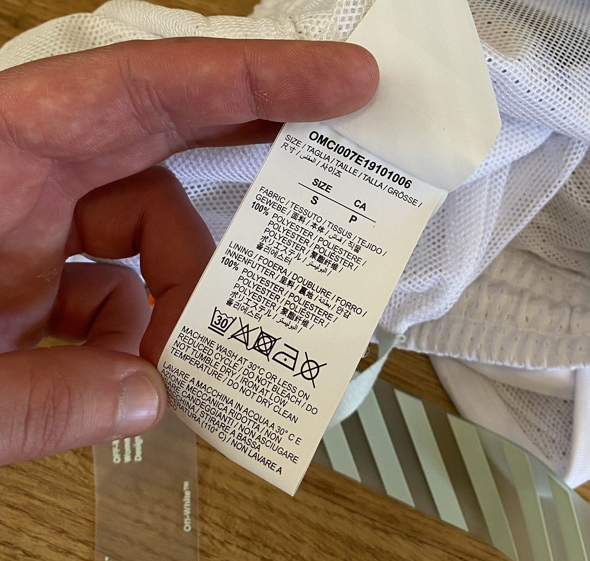 Off-White Off White Virgil Abloh Big Logo Shorts x Streetwear Size US 32 / EU 48 - 9 Thumbnail