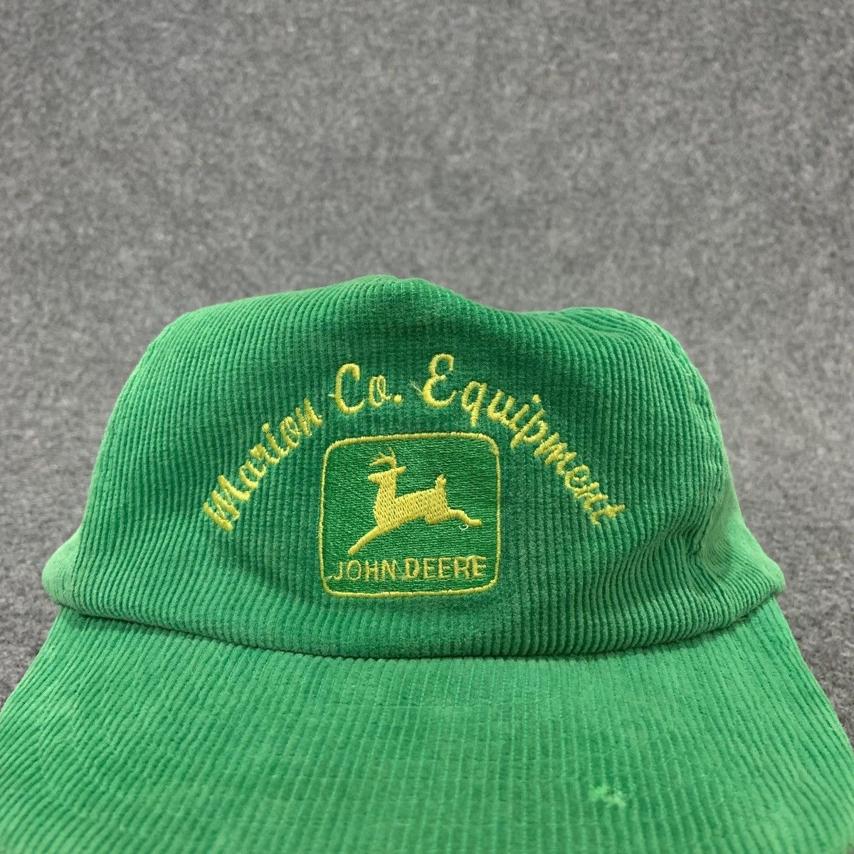 John Deere × Vintage Vtg 90’ JOHN DEERE CORDUROY CAP Size ONE SIZE - 3 Thumbnail