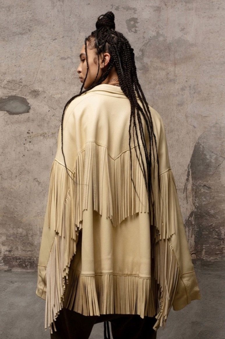 R13 Leather Fringe Jacket. Size ONE SIZE - 4 Thumbnail