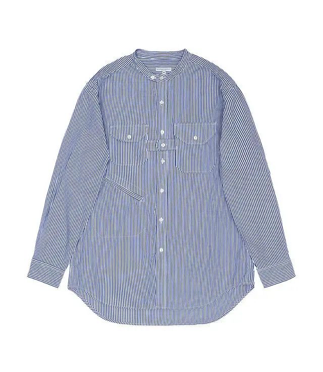 Banded Collar Shirt