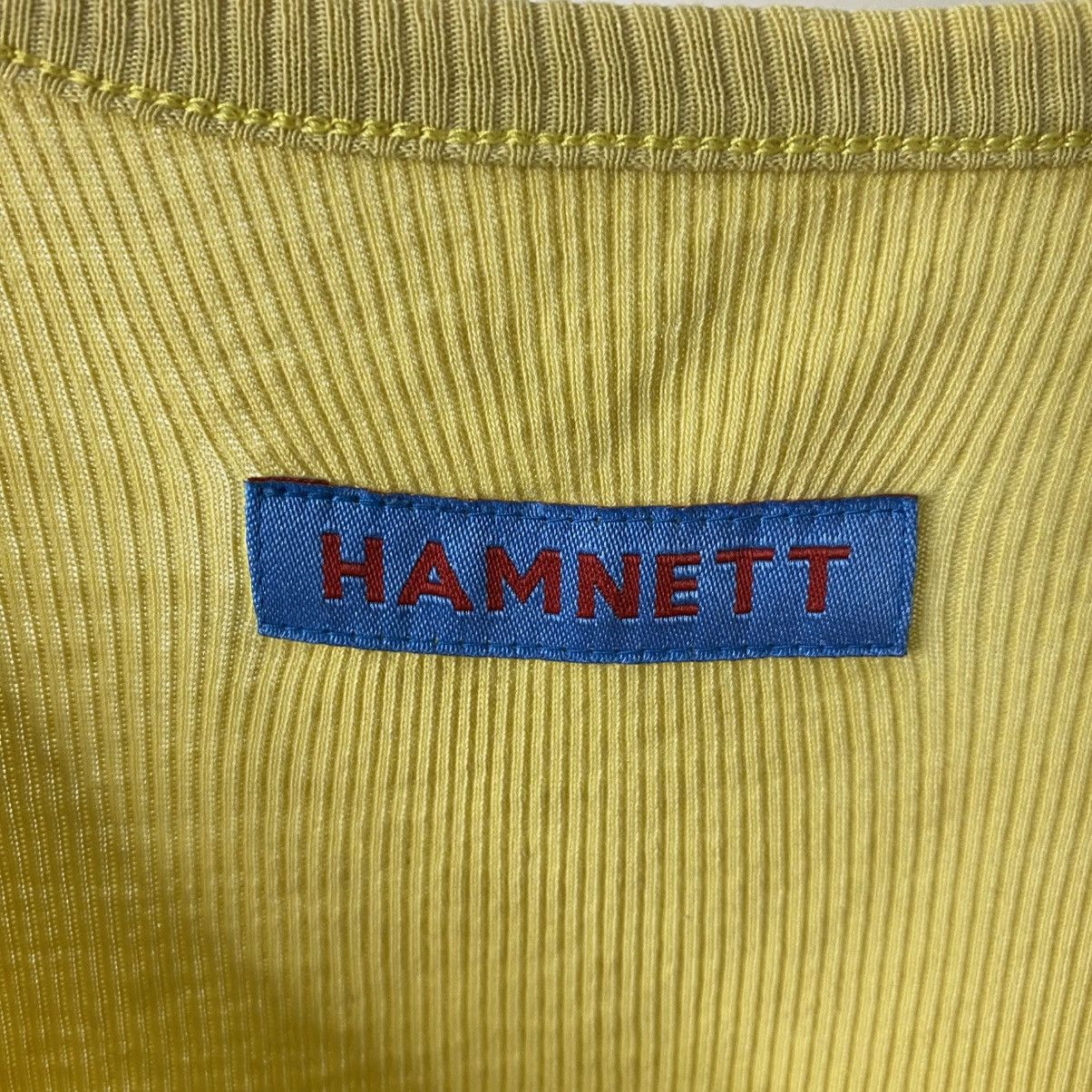 Katharine Hamnett London Hamnett Yellow Blank Tank Top Size US M / EU 48-50 / 2 - 4 Thumbnail