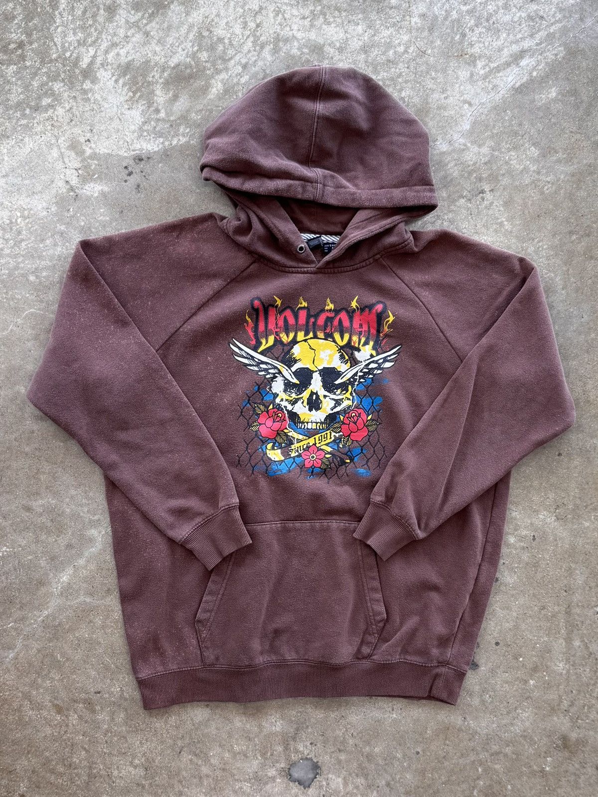 Vintage Vintage Y2K Surf Volcom Hoodie Small Size US S / EU 44-46 / 1 - 2 Thumbnail