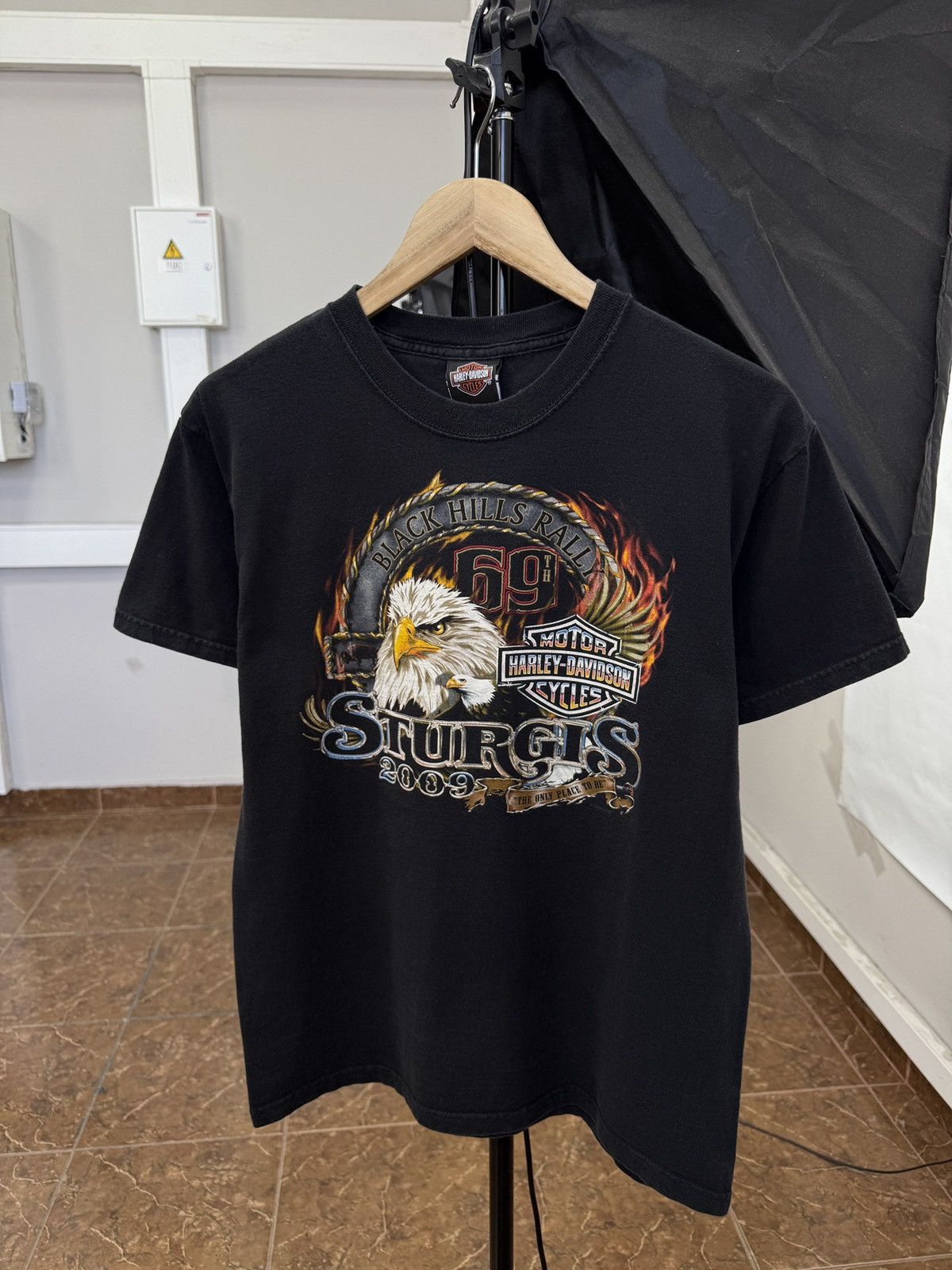 Harley Davidson 🇺🇸 Vintage Harley Davidson Sturgis T-Shirt Mount Rushmore 3D Size US M / EU 48-50 / 2 - 1 Thumbnail