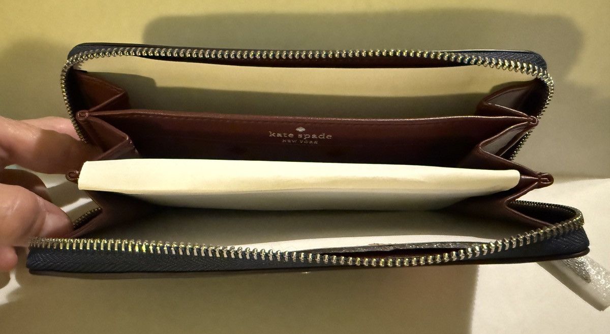 Kate Spade Kate Spade Limit Edition Navy Continental Love Birds Wallet Size ONE SIZE - 5 Thumbnail