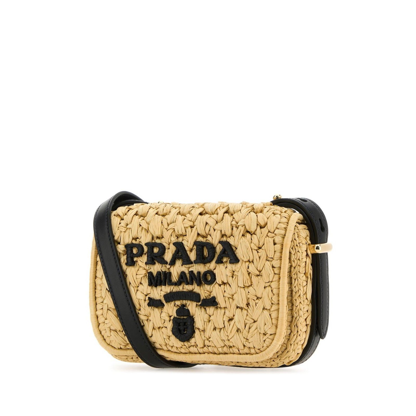 Prada PRADA Sand Brown Raffia Shoulder Bag New And Authentic Size ONE SIZE - 2 Thumbnail