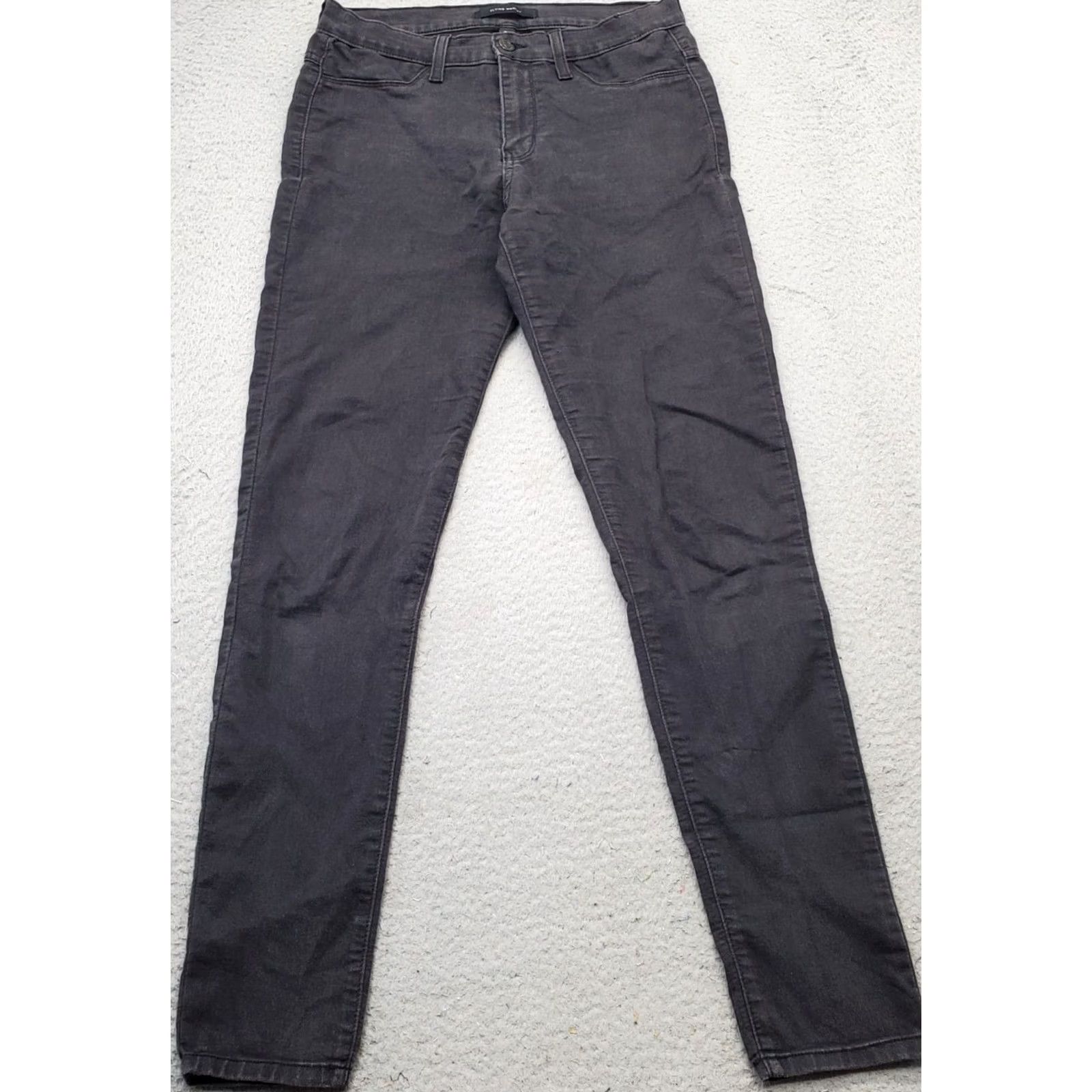 Vintage Flying Monkey Jeans Womens 30 Black Denim Dark Wash Mid Rise Straight Leg Jeans Womens 30 Black Denim Dark Wash Mid Rise Straight Leg Size 30" / US 8 / IT 44 - 2 Thumbnail