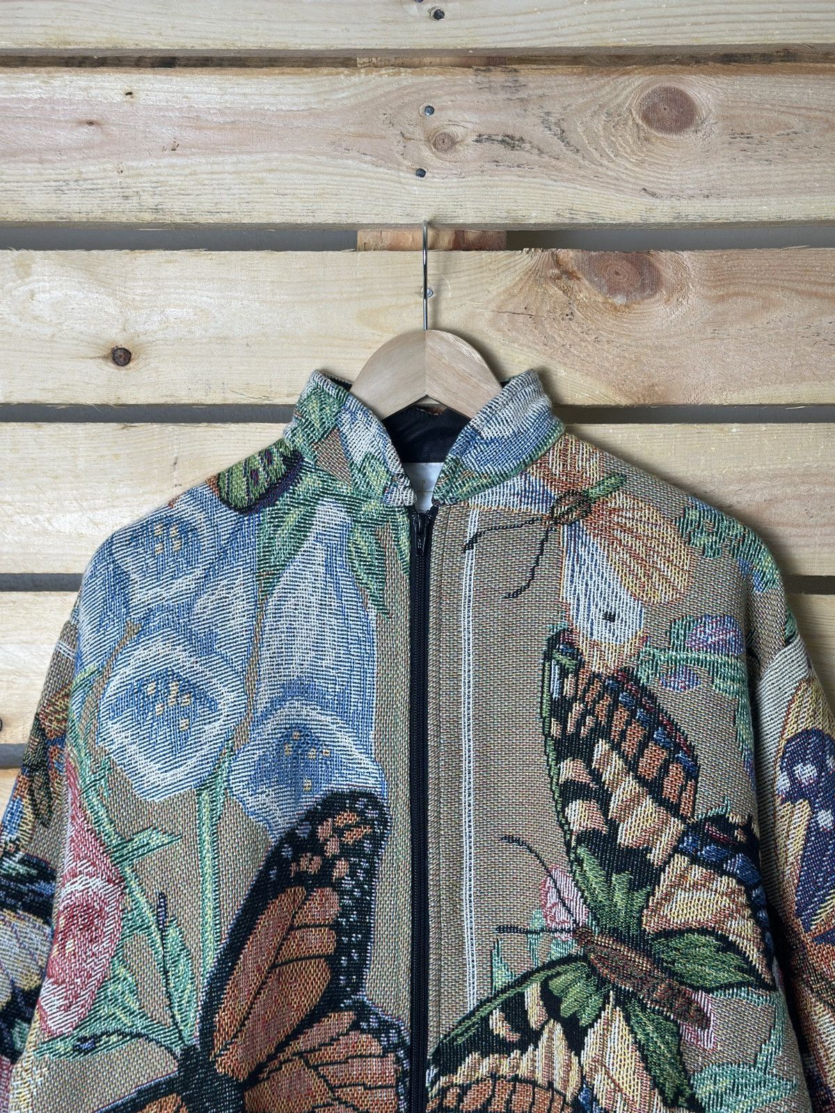 Beauty Beast × Designer 🔥Rare🔥Mari-e USA Fullprint Butterfly Knit Jacket Size US M / EU 48-50 / 2 - 2 Thumbnail