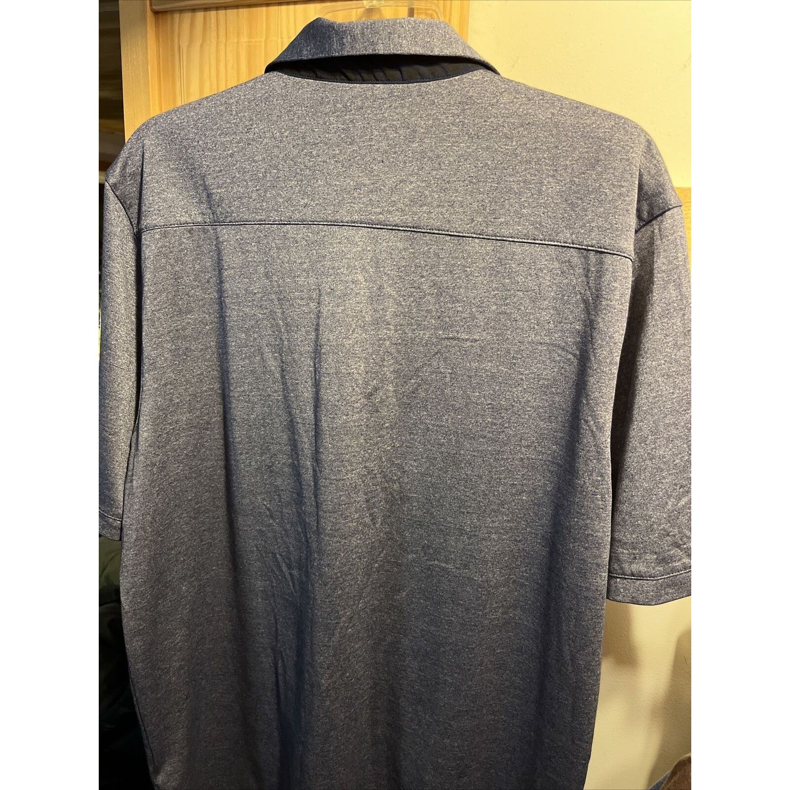 Greg Norman Greg Norman Men’s Large Gray SS Cotton Polyester Polo Shirt Size US L / EU 52-54 / 3 - 8 Thumbnail
